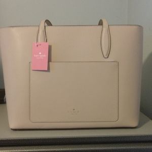 Kate Spade Adel large tote warm beige